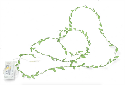 Alot Vase Lyslenke M/Blader (2x AA batteri)