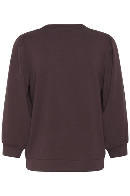 Kaffe KAannie Sweatshirt Fudge