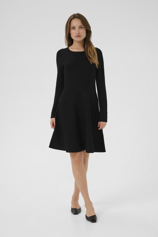 Kaffe Clothing KAmalina Knit Dress Black Deep