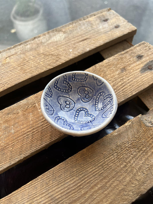 Wonki Ware Liten Skål Mørkeblå 7,5 Cm