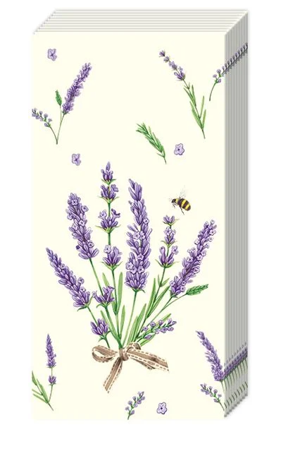 Tissues Bouquet Of Lavender Cream