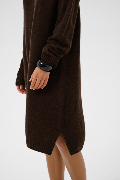Culture CUnova Katrina Dress Coffee Bean Melange
