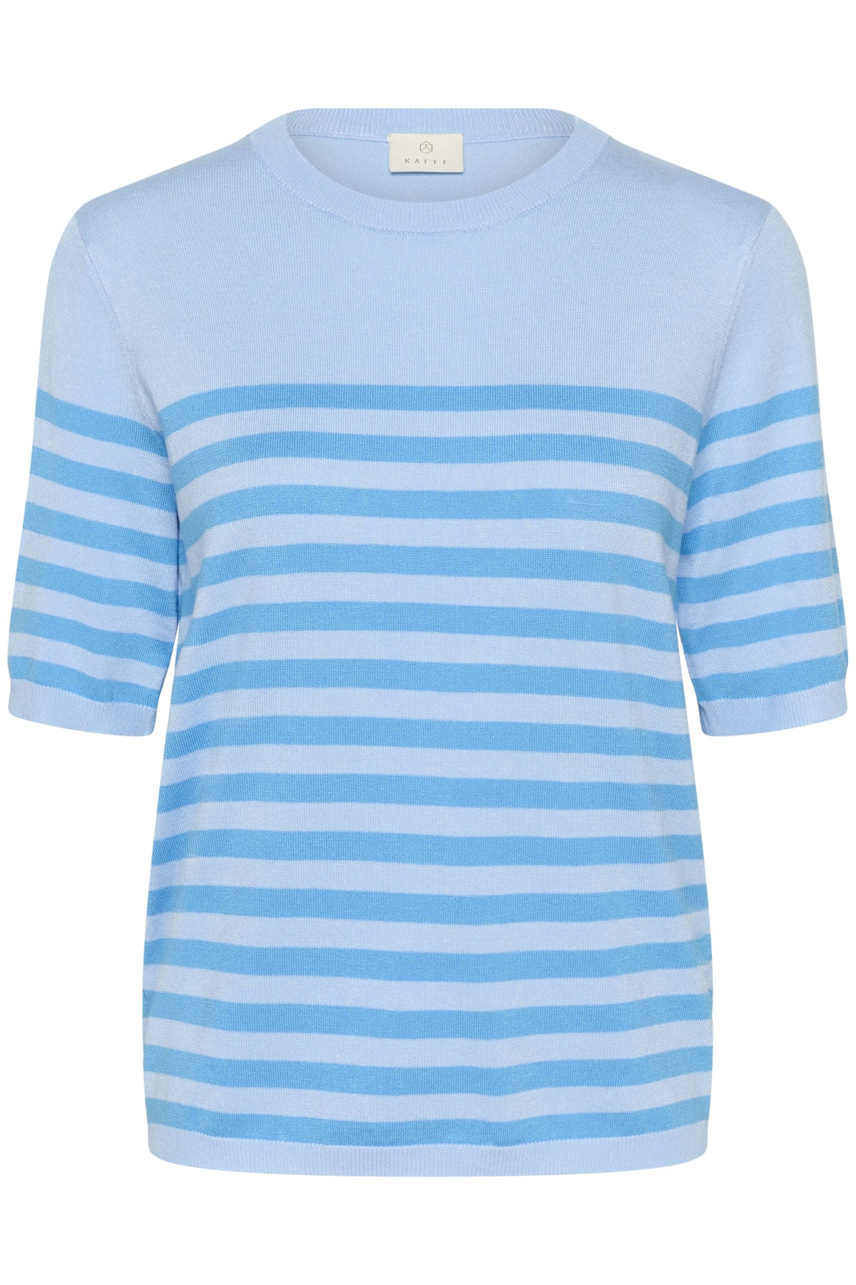 Kaffe Clothing KAlizza Striped Knit P. Blue W. Blue Wide Stripe