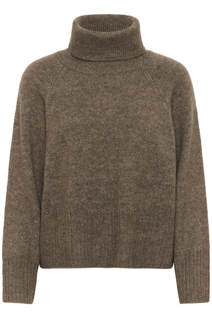 Kaffe Clothing KAerin Rollneck Morel Melange