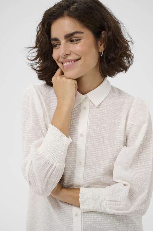 Kaffe Clothing KApenelope Shirt Chalk