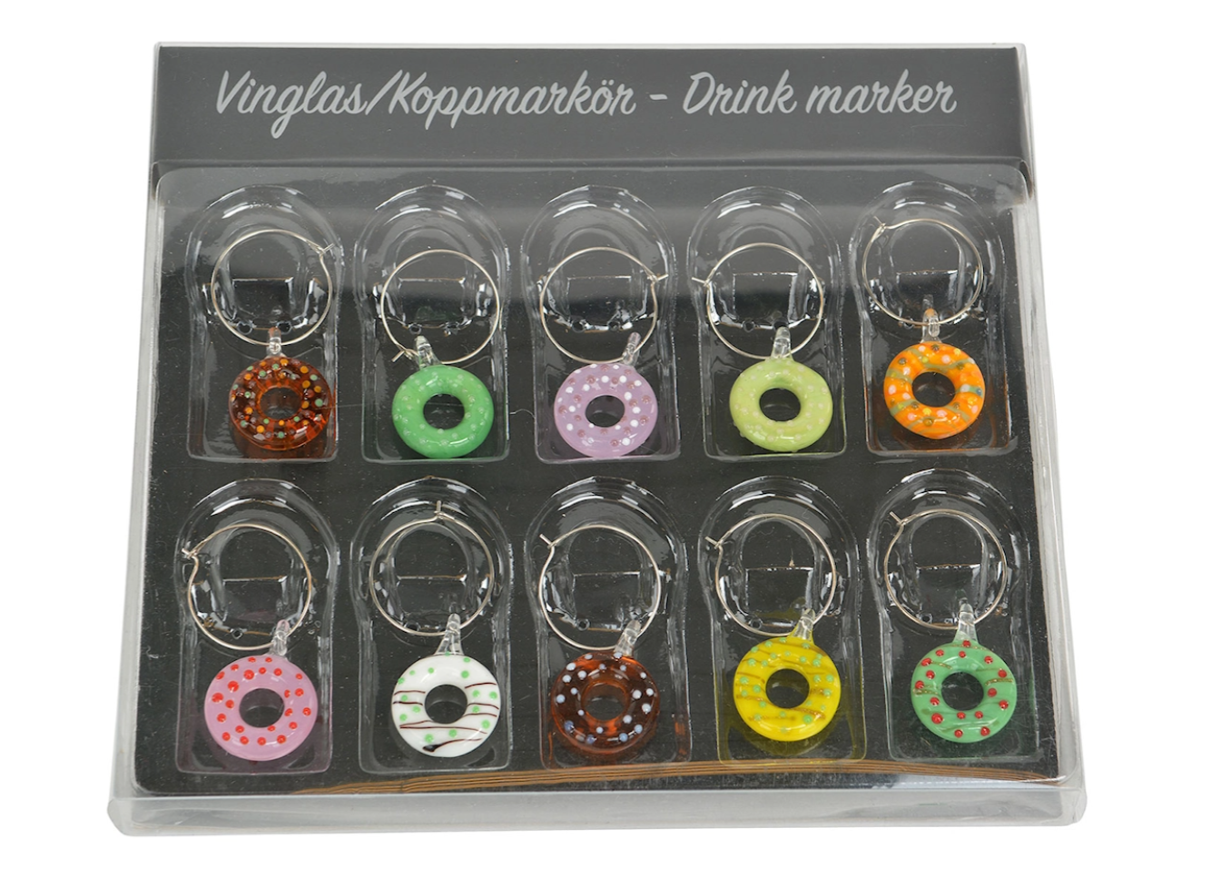 Alot Koppemarkør Donut Mix Glass (Sett m/10 stk)