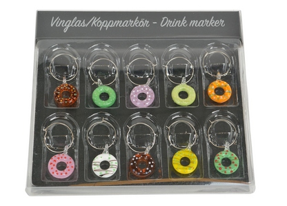 Alot Koppemarkør Donut Mix Glass (Sett m/10 stk)