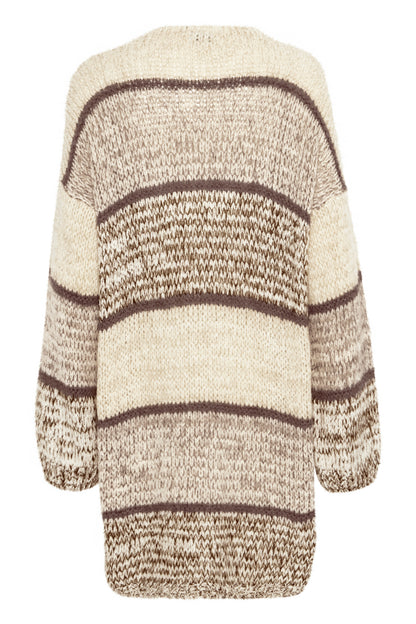 Sorbet SBleelo Knit Cardigan Chocolate Brown