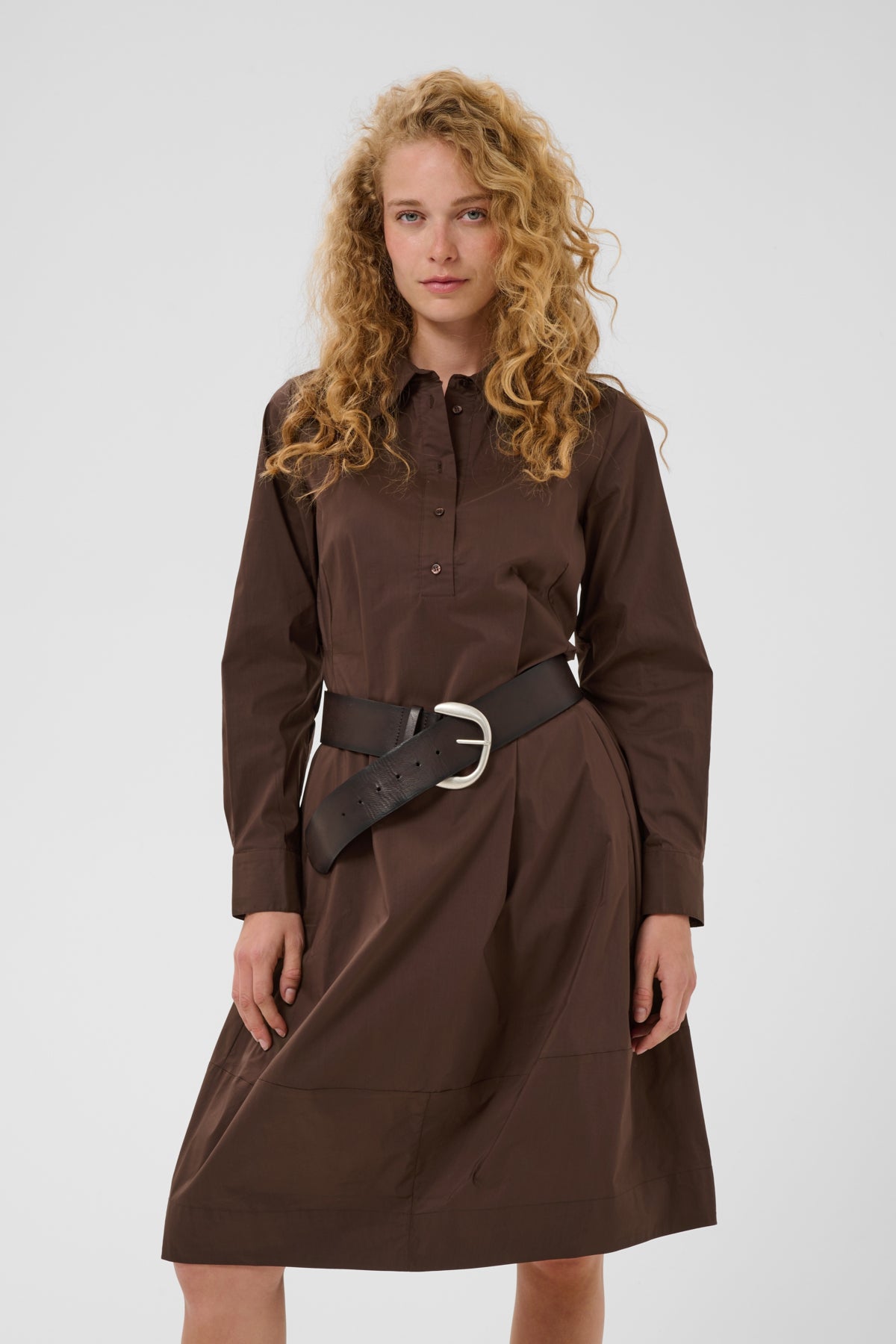 Culture CUdaiva Antoinett Dress Coffee Bean