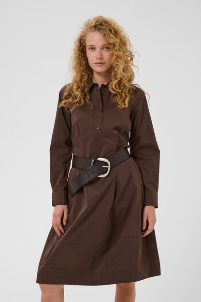 Culture CUdaiva Antoinett Dress Coffee Bean