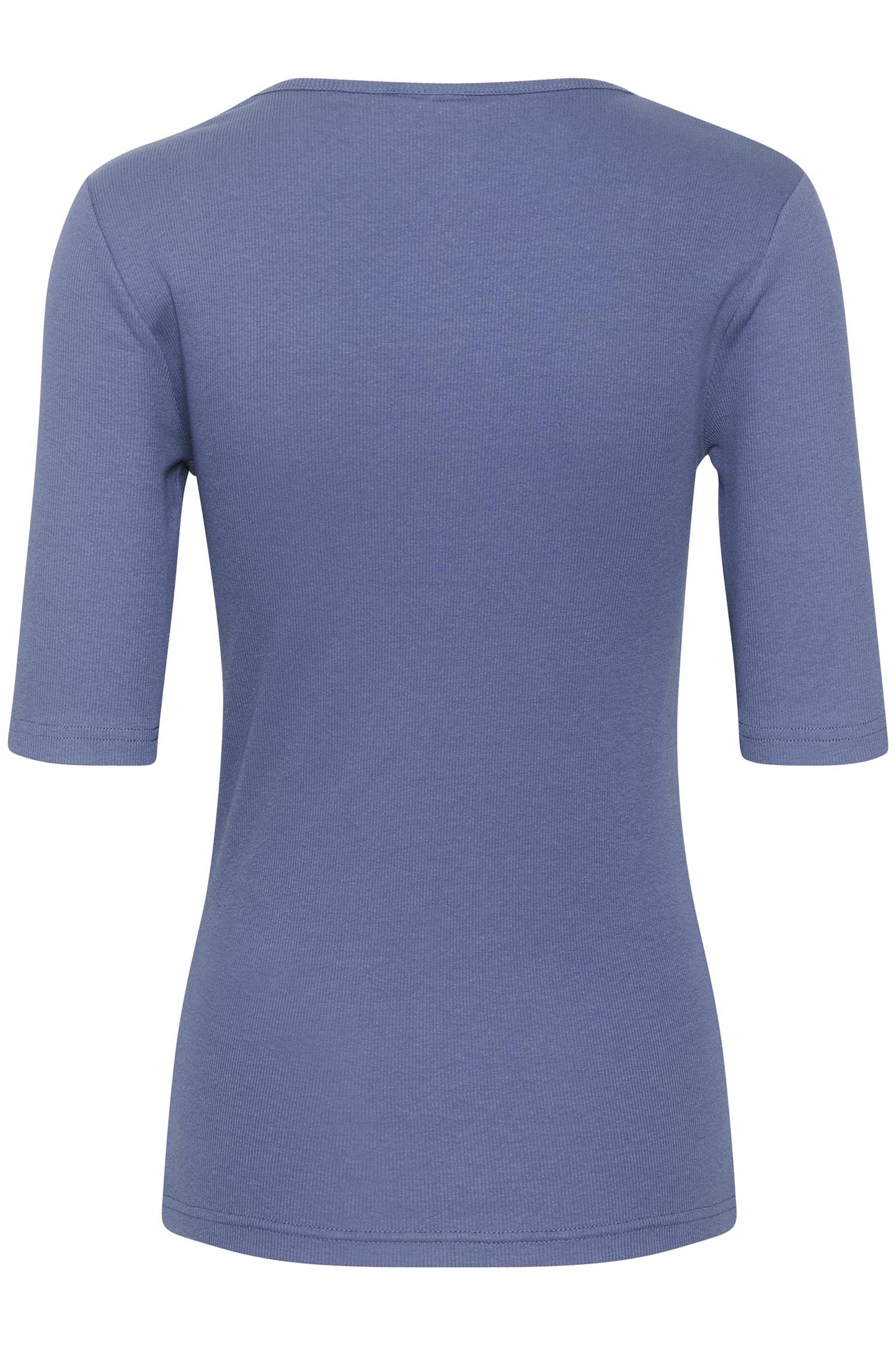 Kaffe Clothing KAcarna Rib T-Shirt Blue Indigo