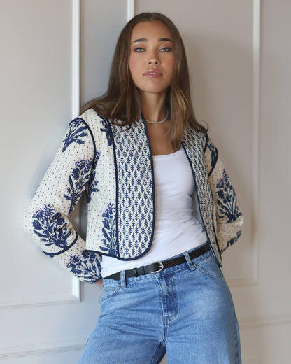 Floyd Hermana Jacket Offwhite/Blue