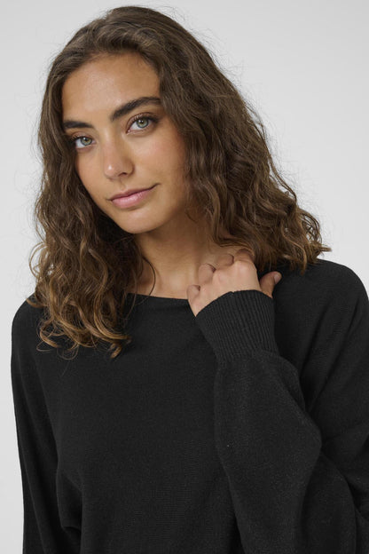 Culture CUfay Batwing Jumper Black