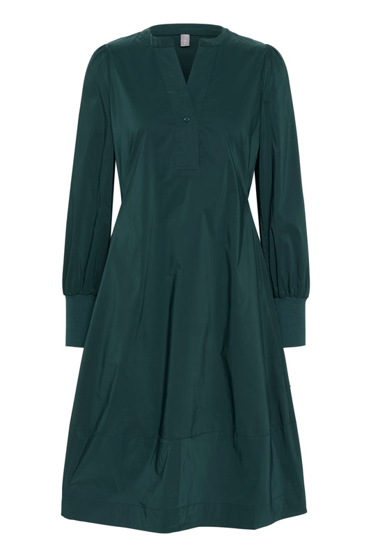 Culture CUantoinett Rib Dress Botanical Garden - Green