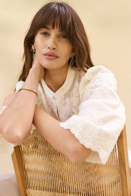 Culture CUarona Blouse Whitecap