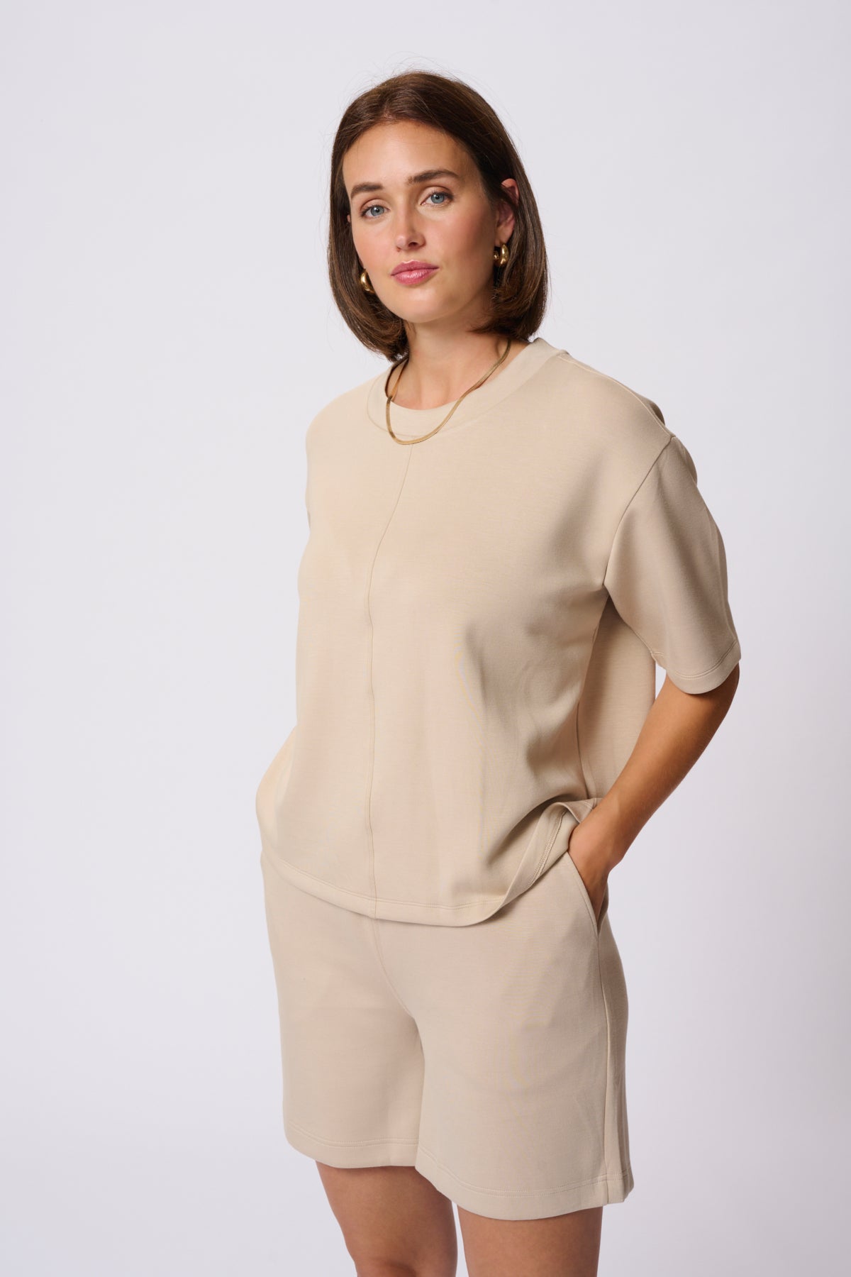 Kaffe Clothing KAannika T-Shirt Feather Gray