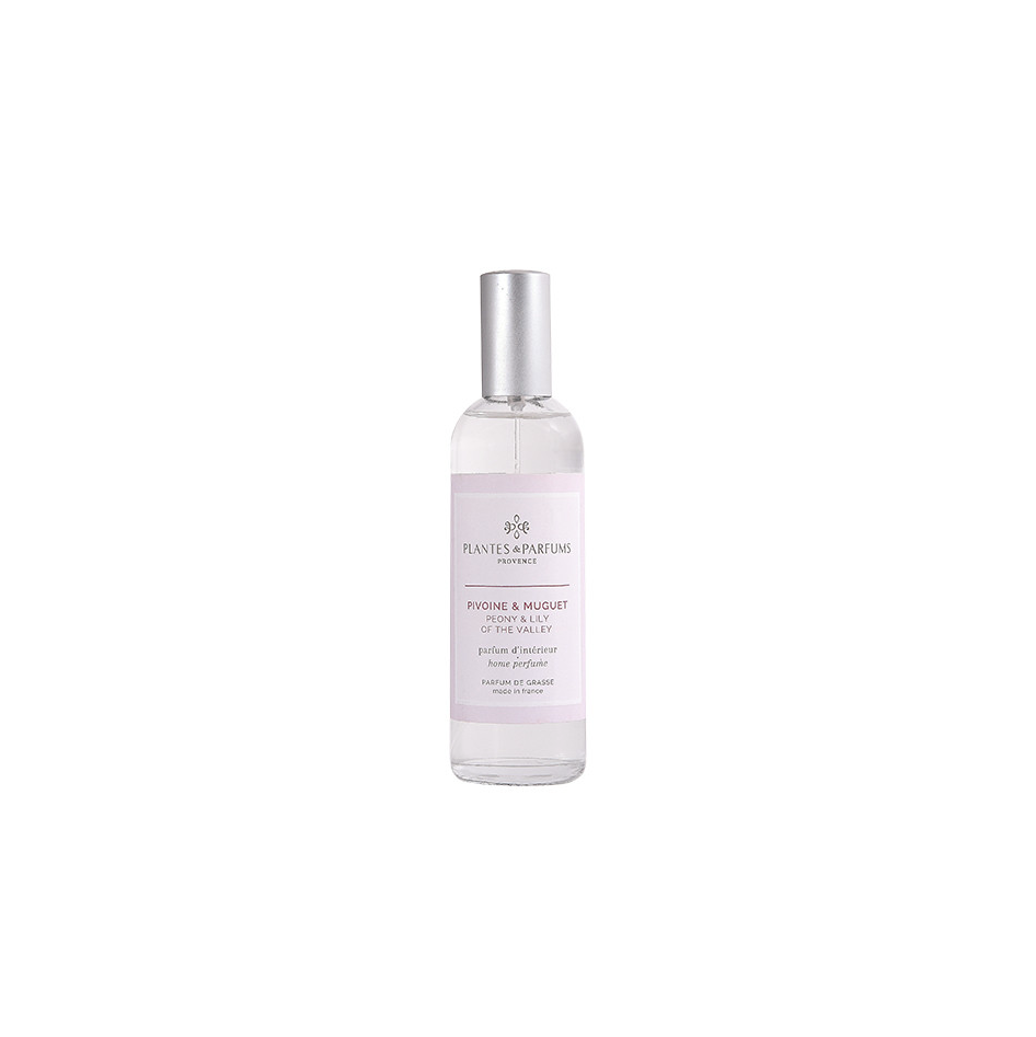 Plantes & Parfums Romspray Pion & Liljekonvall duftlys 180 gr