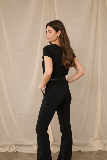 Culture CUbengtha Long Flare Pants Black