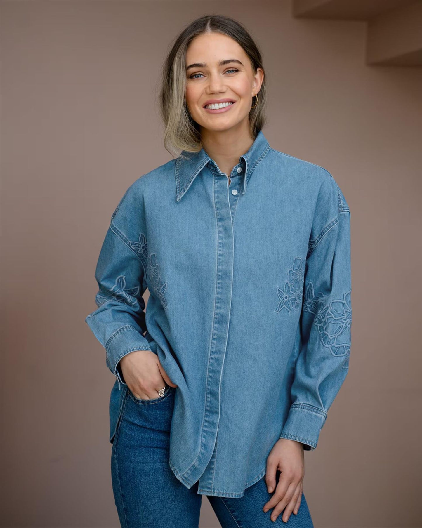 Floyd Denimskjorte Rianna Flow