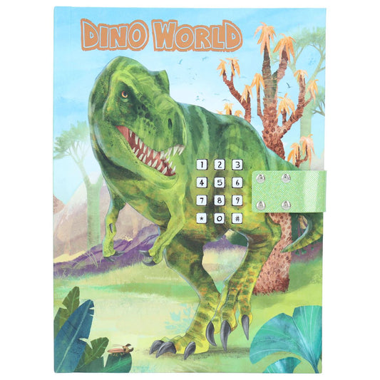 Dagbok Med Kodelås Og Musikk Dino World