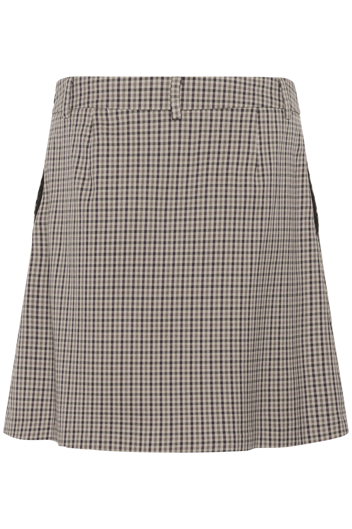 Culture CUchecka Skirt Brown Check
