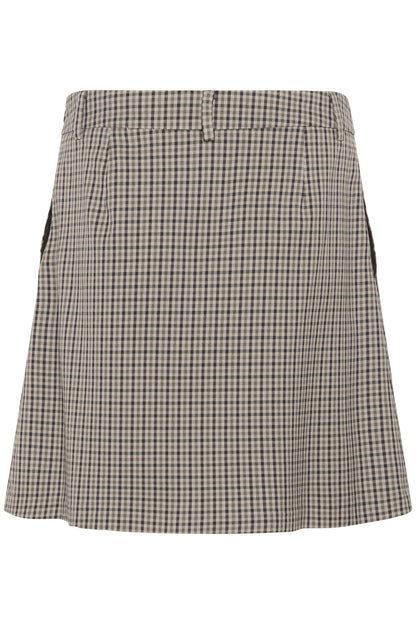 Culture CUchecka Skirt Brown Check