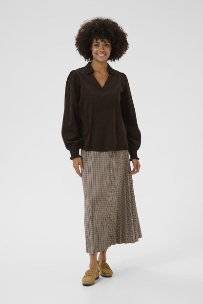 Culture CUrhaena Blouse Coffee Bean