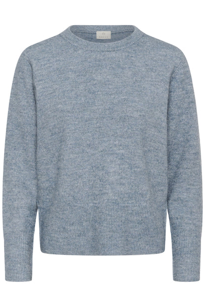 Kaffe Clothing KAniel Crew Neck Pullover Windward Blue