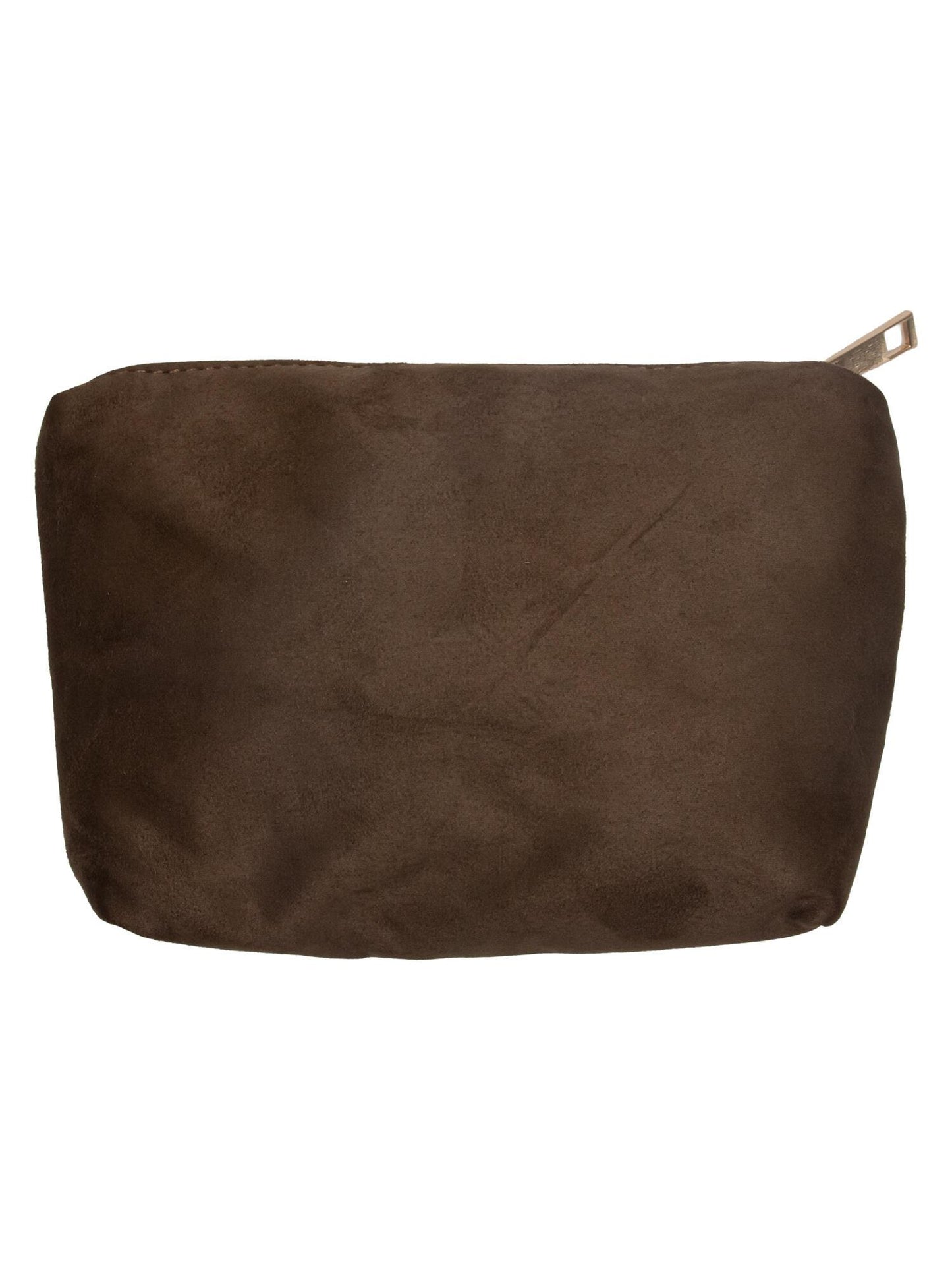 Håndveske "flettet" velvet brun
