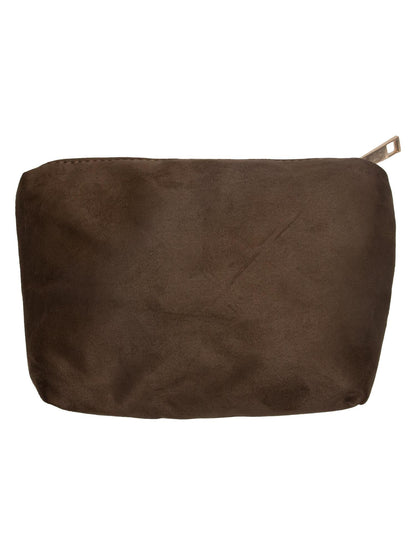 Håndveske "flettet" velvet brun