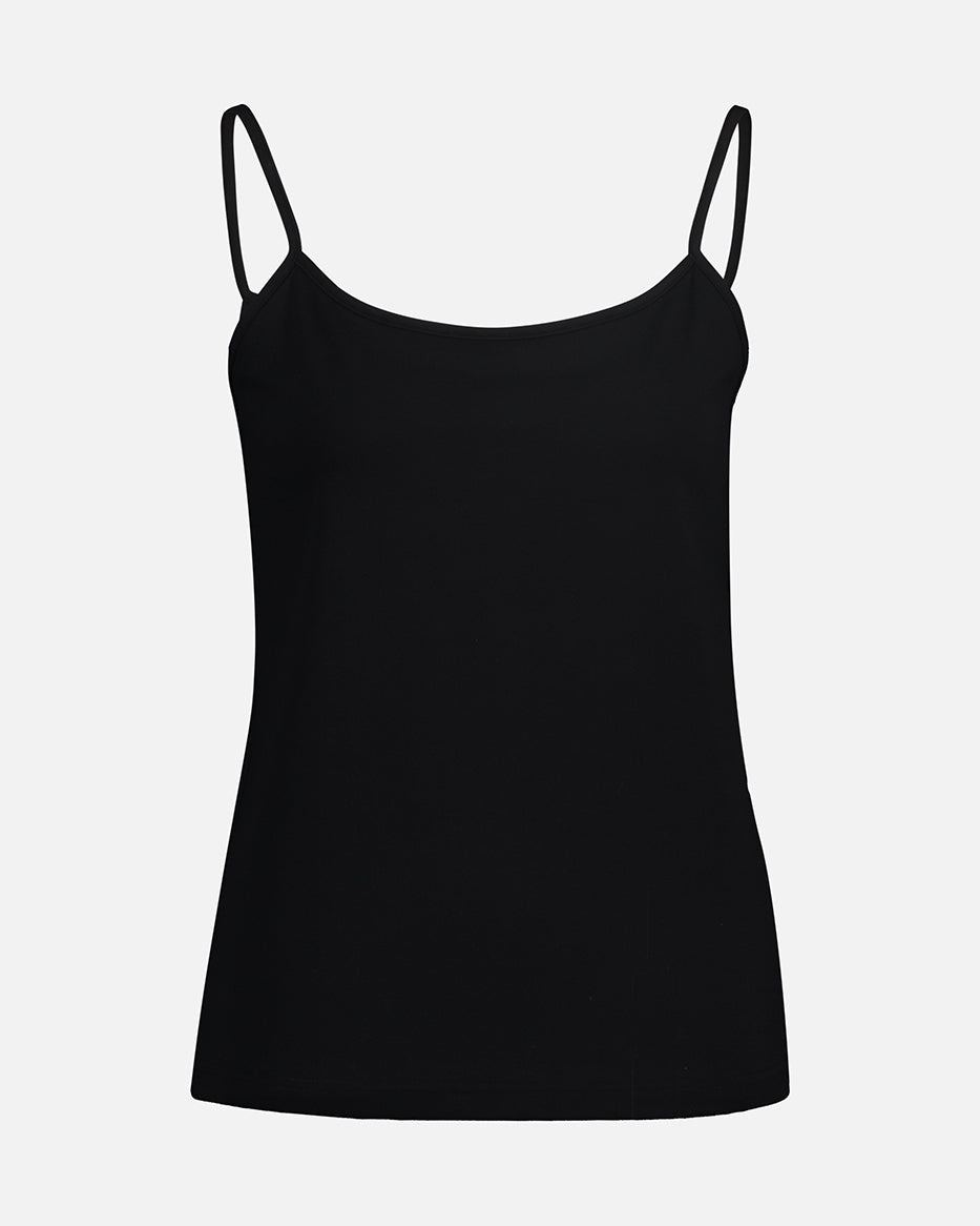 Floyd Savanna – Sort singlet med justerbare stropper