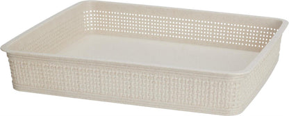Kurv sand vevd design PP 5 stk i sett