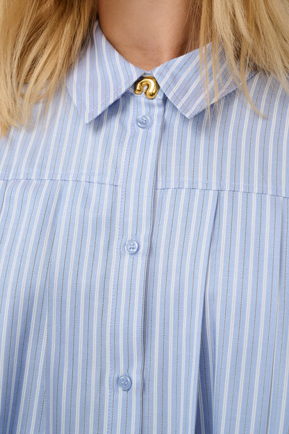 Culture CUmanga Shirt Blue/White Stripes