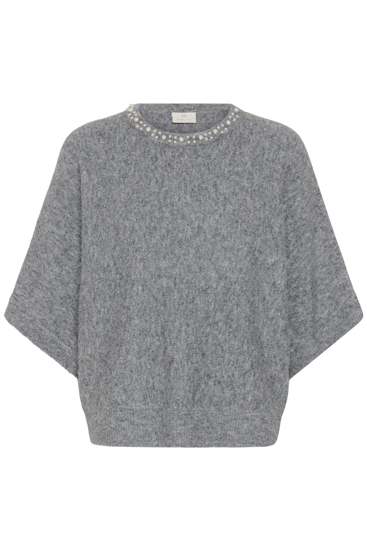 Kaffe Clothing KAbetty Wing SL Pullover Grey Melange