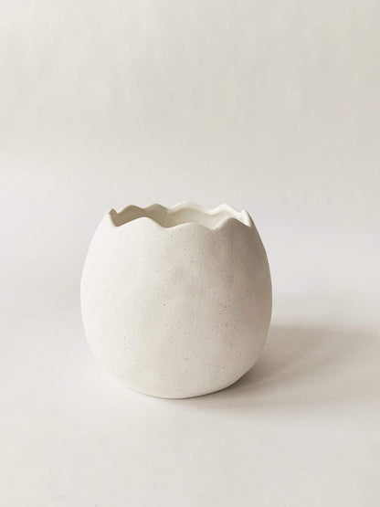 Trend Keramikkpotte Egg 11×13 Cm