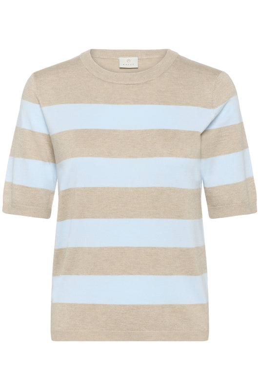 Kaffe Clothing KAlizza Feather Melange/ Light Blue Stripes