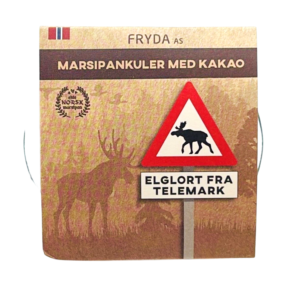 Fryda Marsipankuler – «Elglort fra Telemark» (150g)