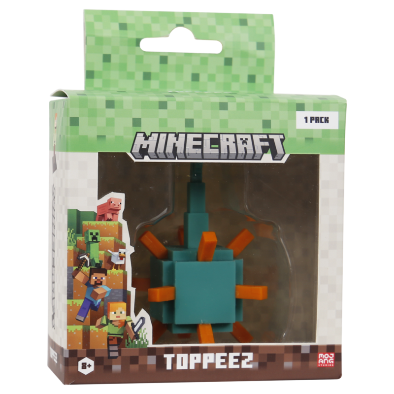 MINECRAFT 3D TOPPEEZ 1 PACK VINDU BOKS