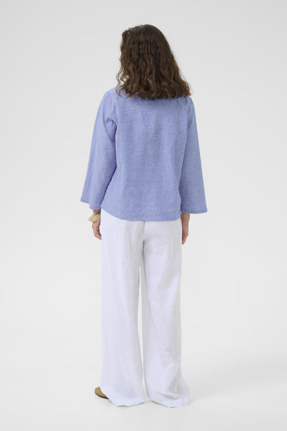 Culture CUarletty Blouse - Powder Blue