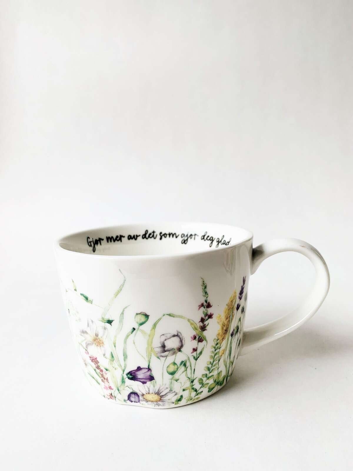 Trend Design Krus 10×7,5 cm Eng Grønn/Hvit «Gjør mer…»