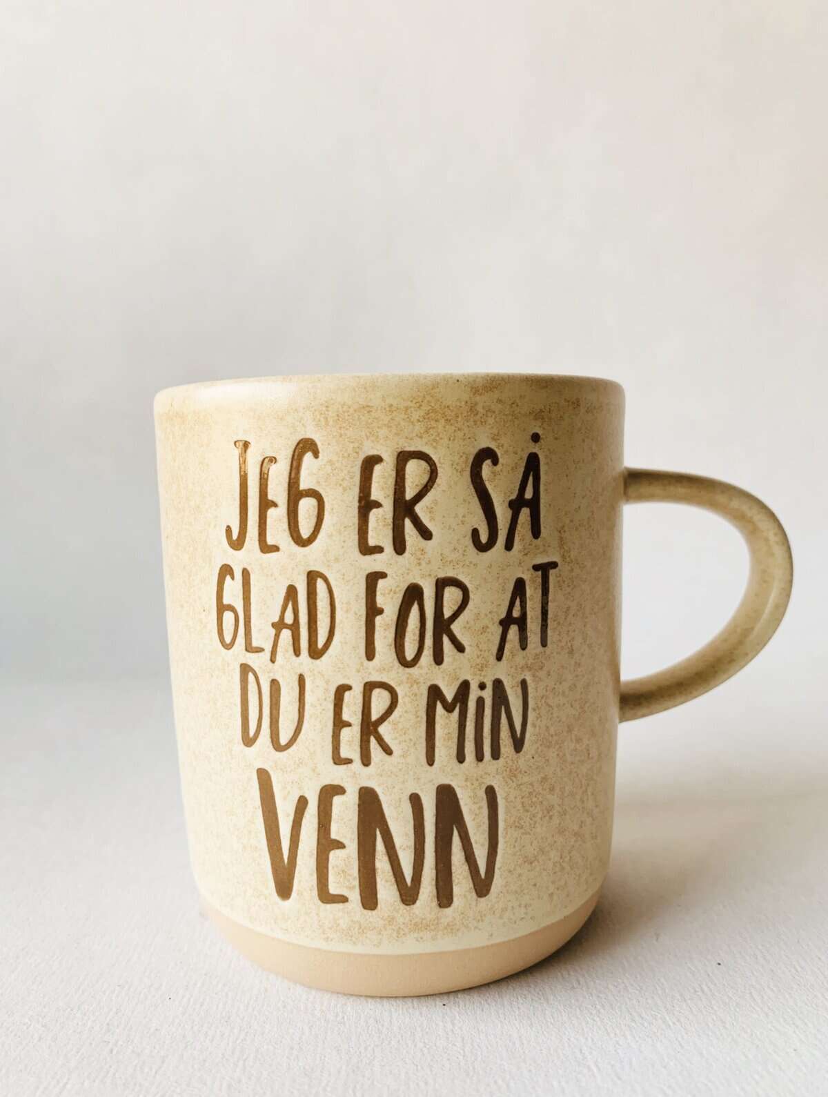 Trend Design Krus 9,5 cm»Jeg er så glad for-venn»