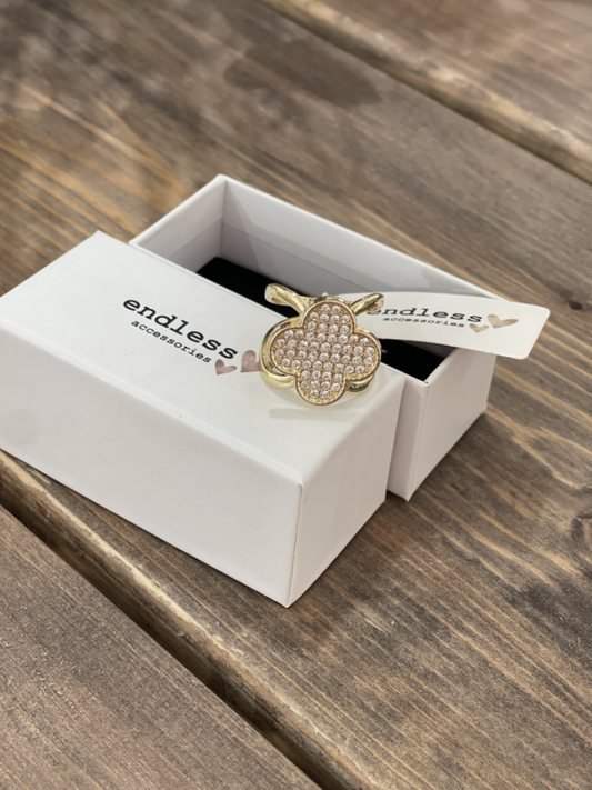 Skjerf klemme - Gull/Bling