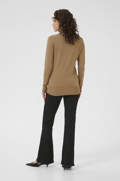 Kaffe Clothing Astrid Roll Neck Toasted Coconut Melange
