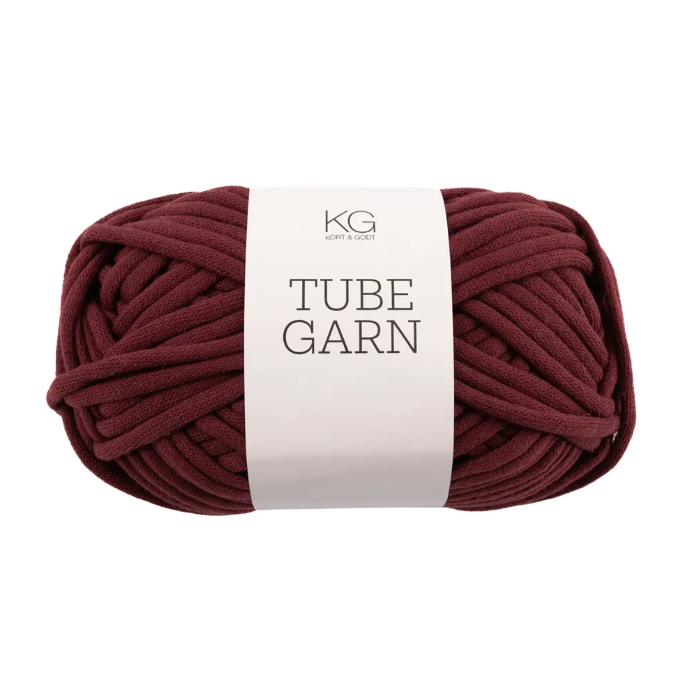Tubegarn 1048 4mm Vinrød