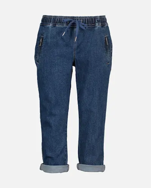 Floyd Marina Zip Capri Medium Jeans Blue