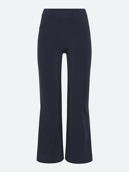 Brandtex Bukse M/Stretch og Strikk I Livet Mørkeblå