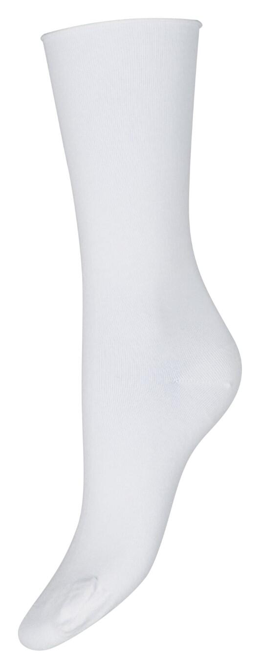 DECOY Ankle Socks Fine Knit White str 37-41