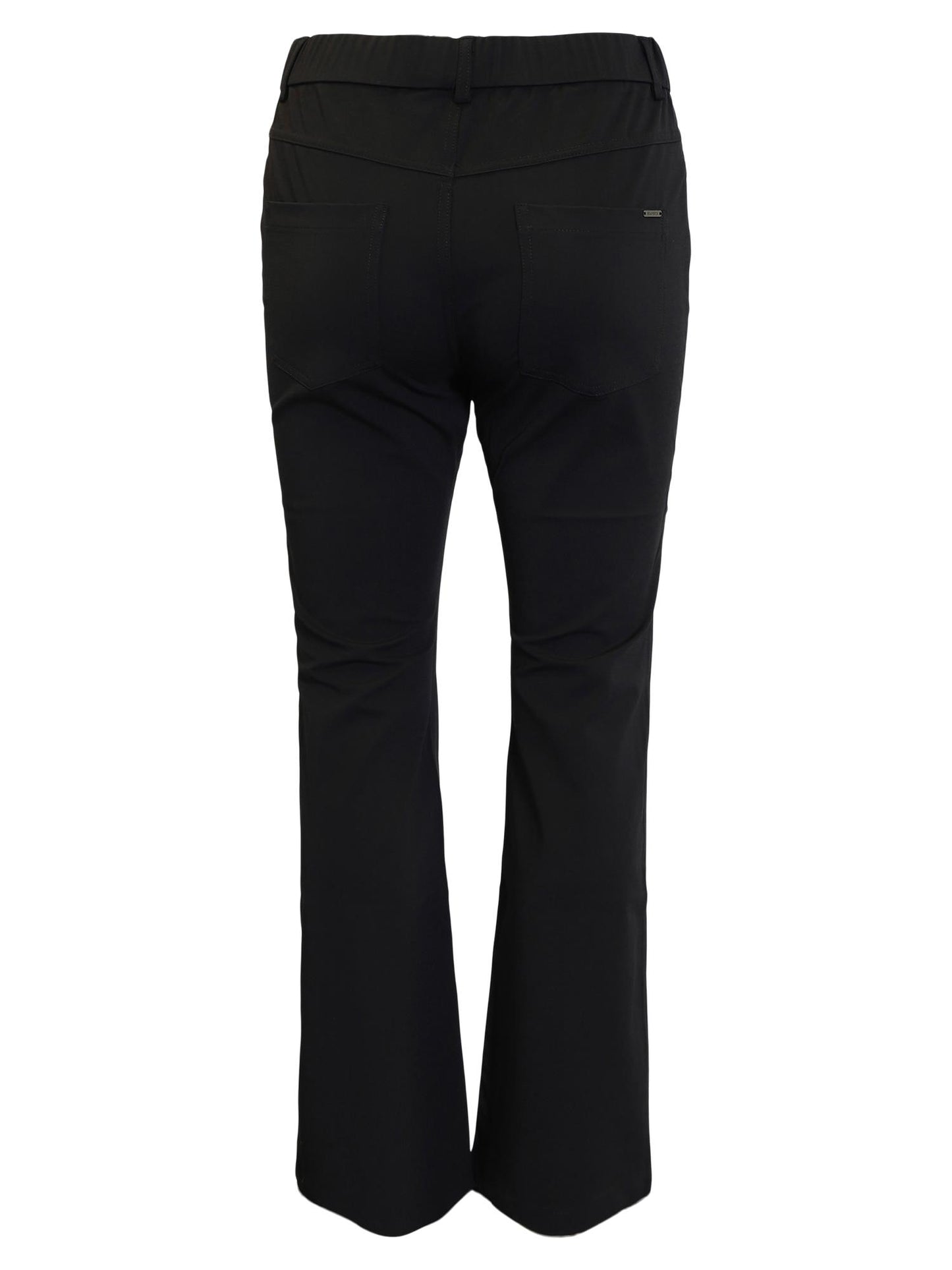 Brandtex Bukse M/Stretch og Strikk I Livet Sort