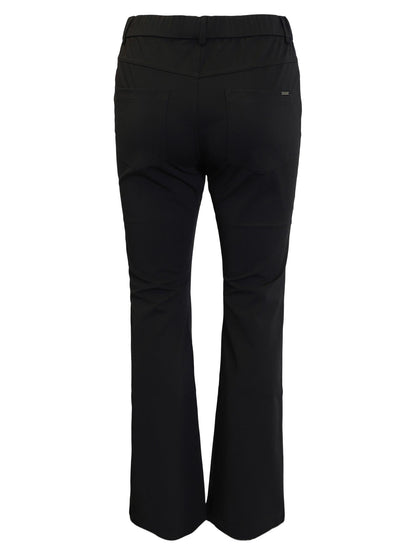 Brandtex Bukse M/Stretch og Strikk I Livet Sort