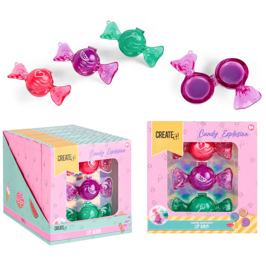 Lip Balm Karameller 3 Stk Candy Explosion